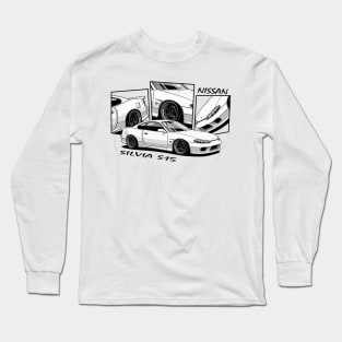 Nissasn Silvia S15, JDM Car Long Sleeve T-Shirt